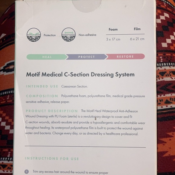 Motif Medical C-Section Dressing System - Picture 2 of 13
